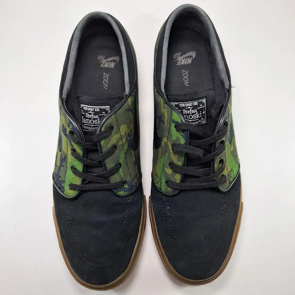 Nike Zoom Stefan Janoski ERDL Mens Size 11.5 Black Camo 633300-031 Shoes